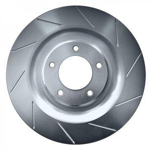 Передние тормозные диски с насечками для Nissan Qashqai+2 2010-2013 (4WD)